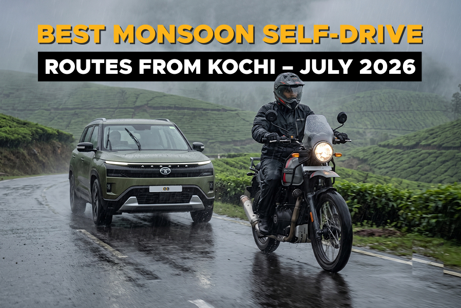 Best Monsoon Self-Drive Routes from Kochi – July 2026 - EVM Wheels